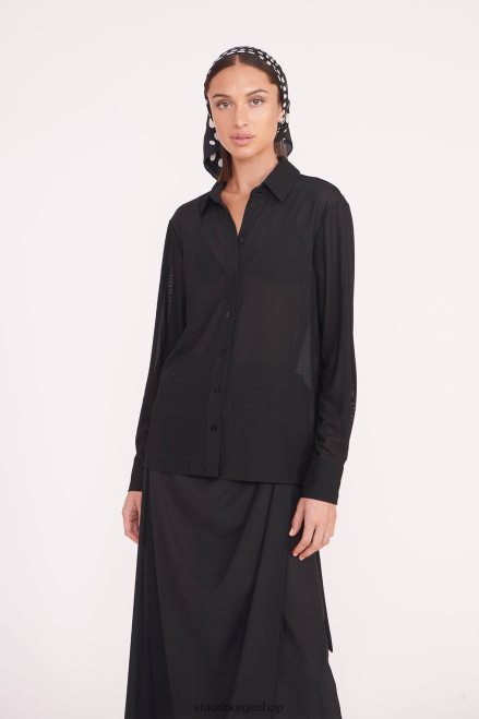 kvinner miriam coverup topp svart 6048FN709 STAUD klær