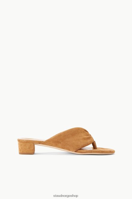 kvinner dahlia sandal cashew 6048FN890 STAUD sko