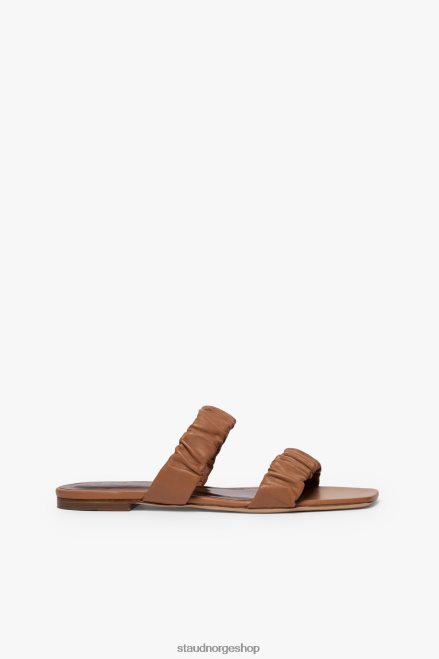 kvinner Maya rynket sandal tan 6048FN928 STAUD sko