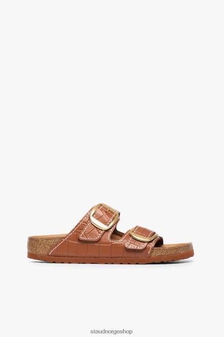 kvinner arizona sandal sadel krokodille preget 6048FN929 BIRKENSTOCK + STAUD sko