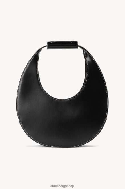 kvinner moon bag svart 6048FN754 STAUD tilbehør